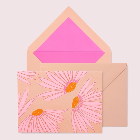 kate spade Other - π Kate Spade Falling Flower Notecards Set kate spade Other - π Kate Spade Falling Flower Notecards Set